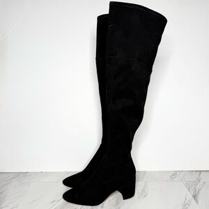 Marc Fisher Jayne Black Over The Knee Boot 9M